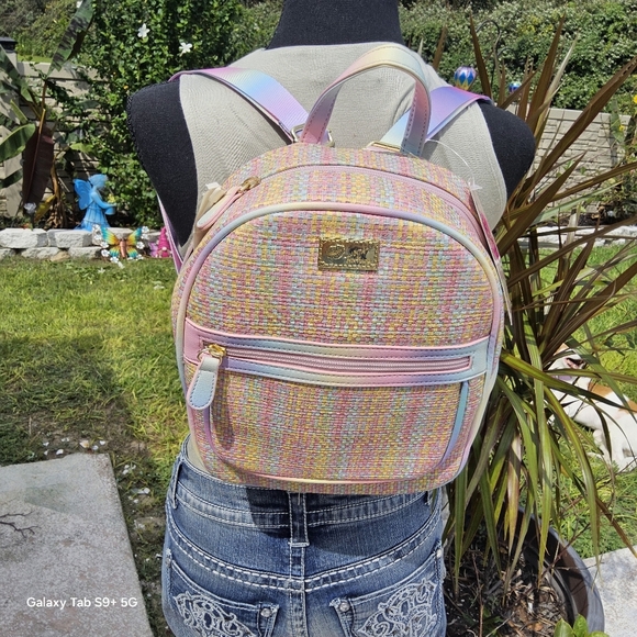 BETSEY JOHNSON RAINBOW LUV BETSEY SMALL BACKPACK - Picture 3 of 5